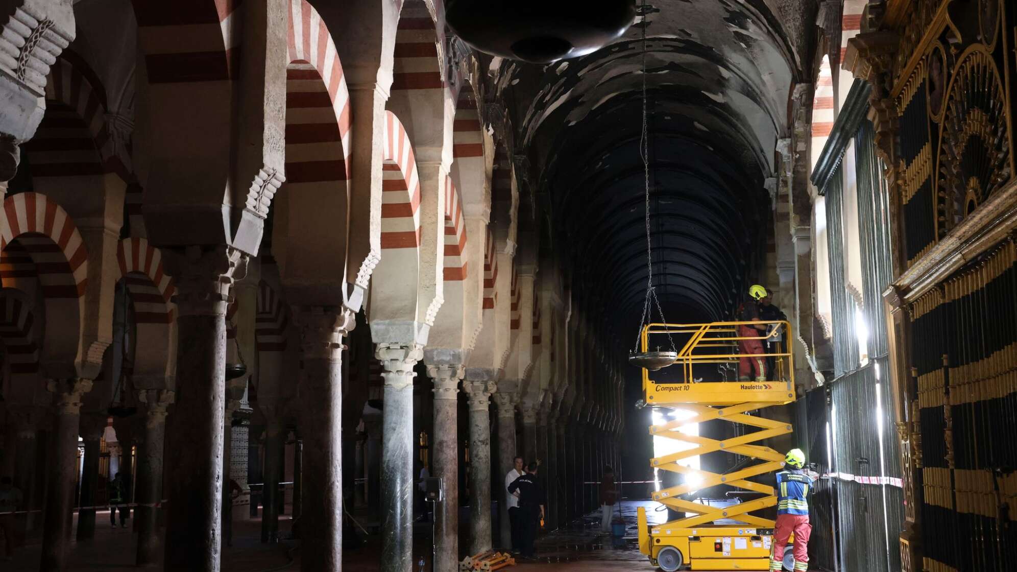 Brand in berühmter Moschee-Kathedrale von Cordoba