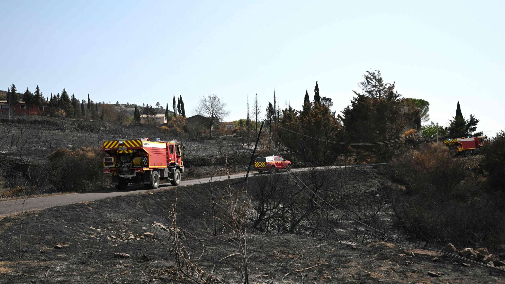 Brand in Südfrankreich