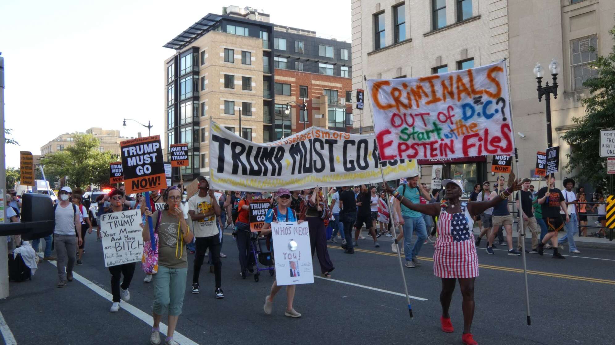 US-Regierung - Protest in Washington