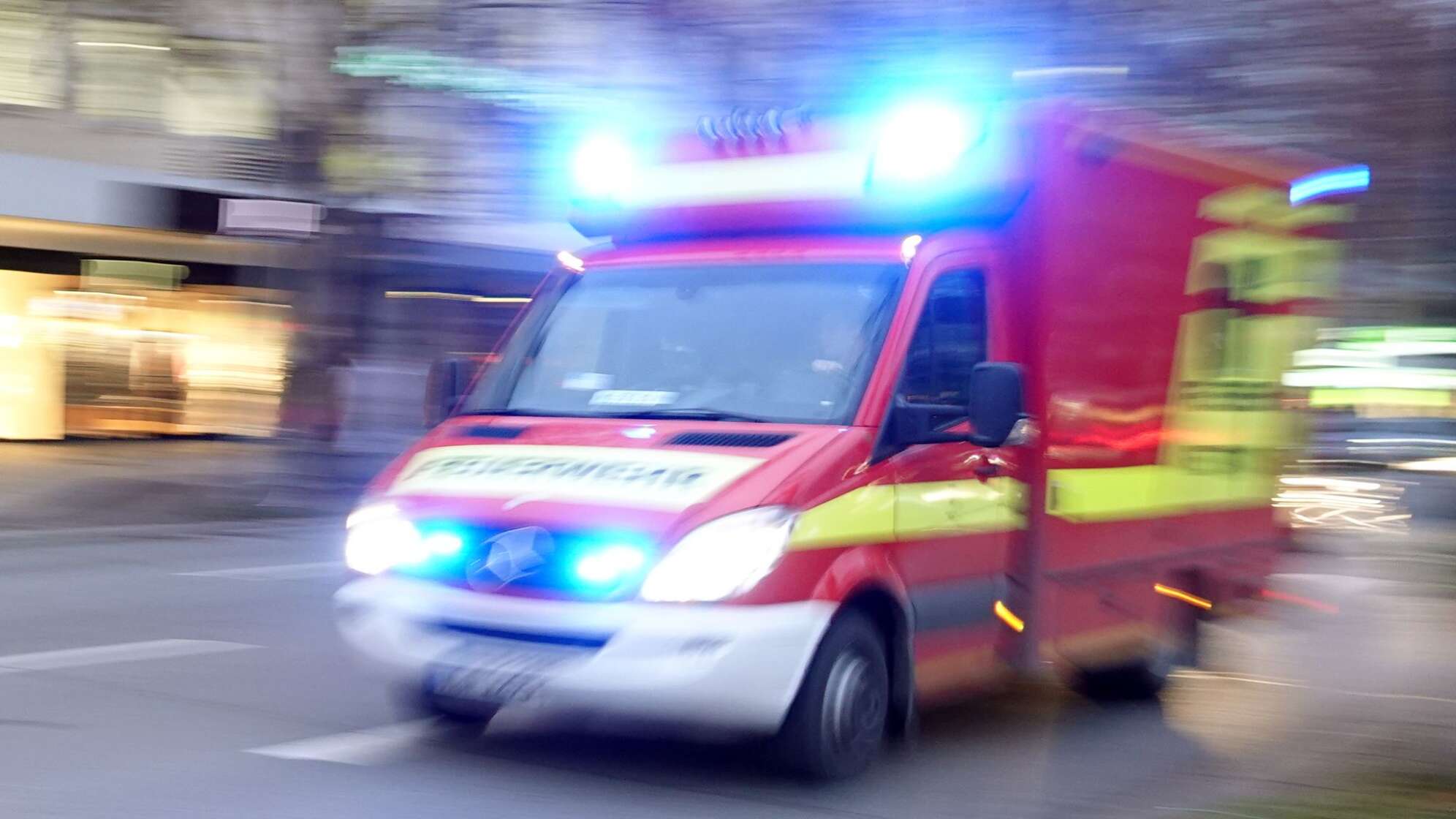 Rettungswagen im Einsatz