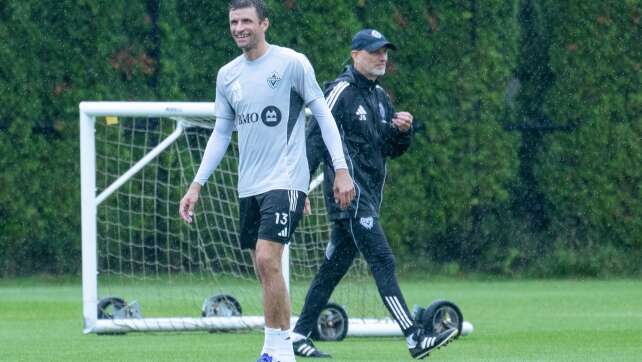 Thomas Müller in Vancouver: Wie das erste Training lief