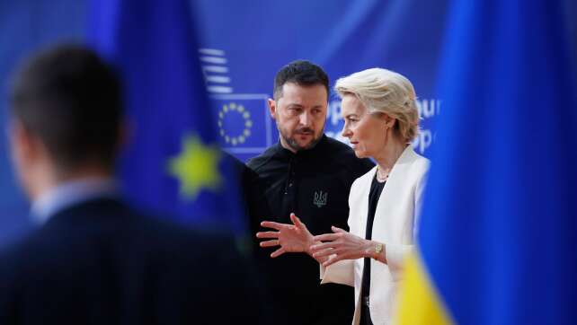 Merz und von der Leyen reisen mit Selenskyj zu Trump