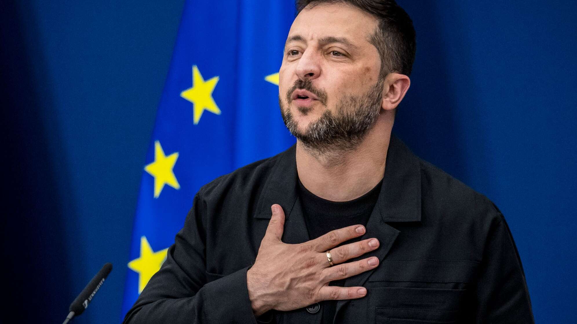 Ukrainischer Präsident Selenskyj in Brüssel