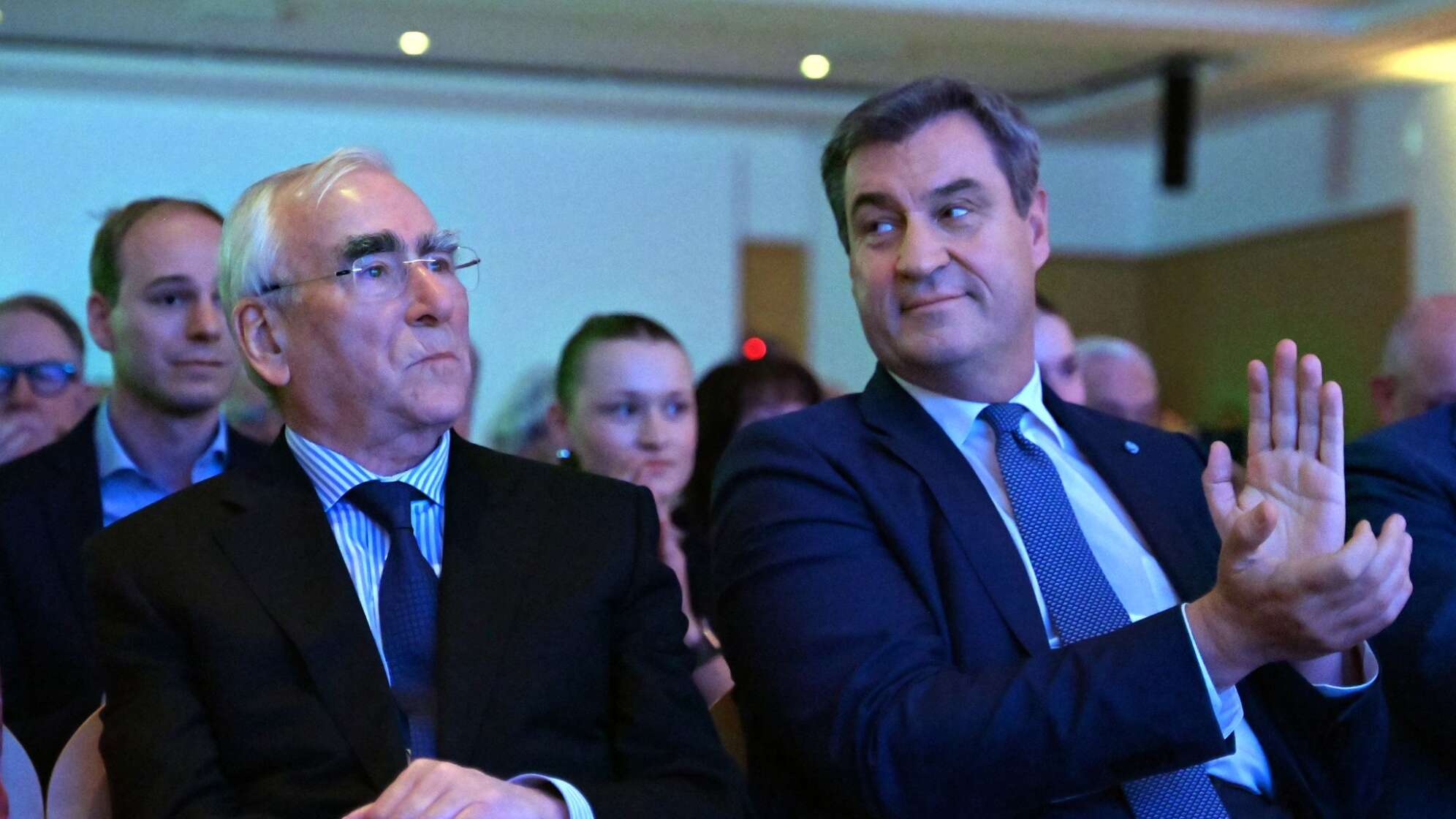 Theo Waigel und Markus Söder
