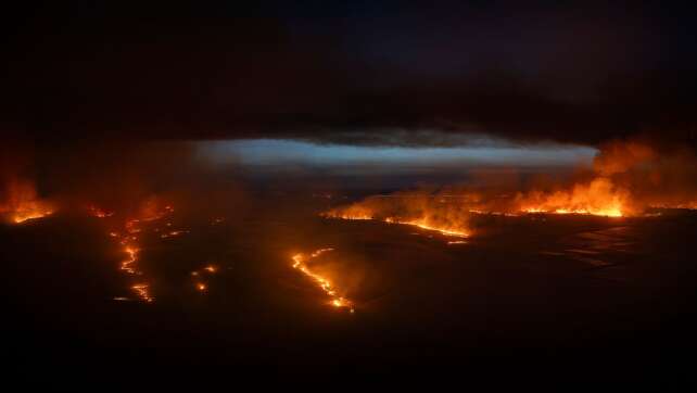 Deutsche Feuerwehrleute in Spanien - 40 Waldbrände zugleich