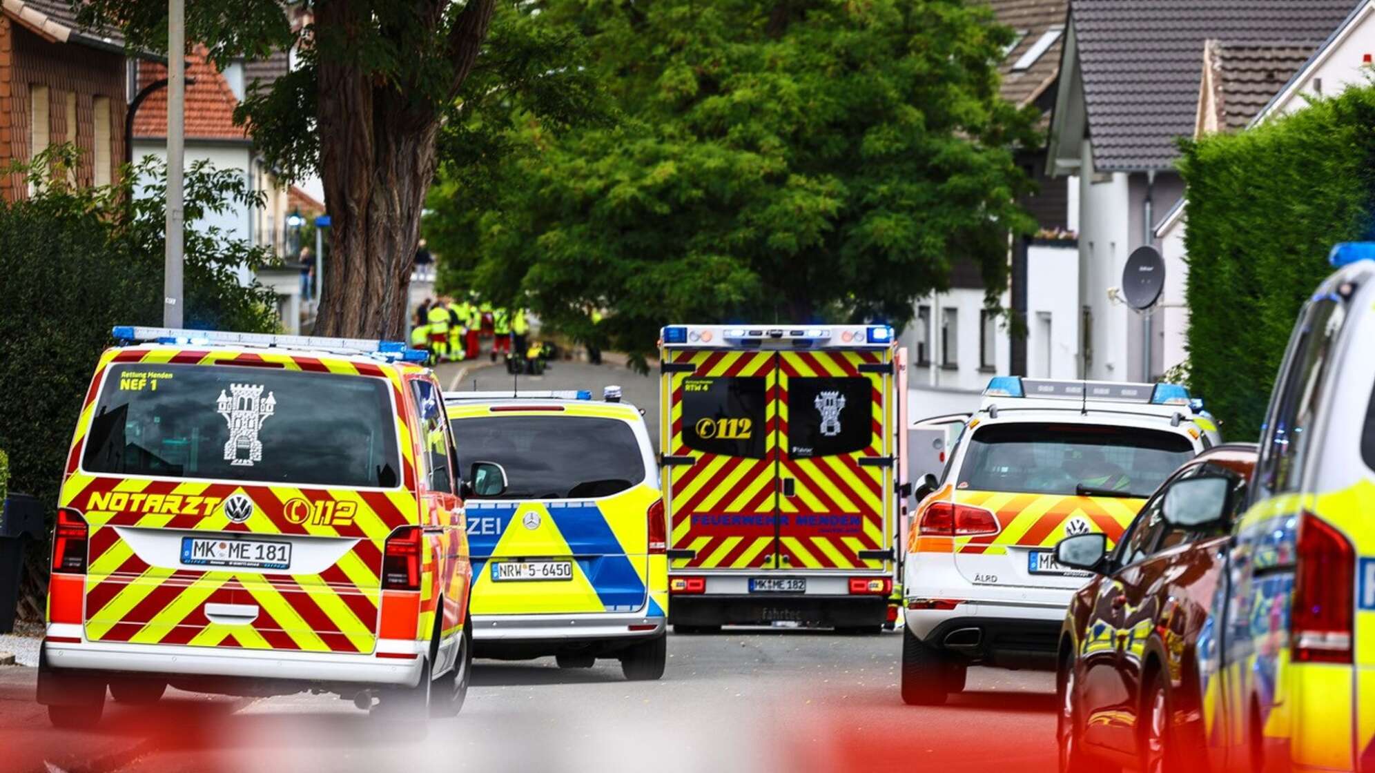 Großeinsatz in Menden