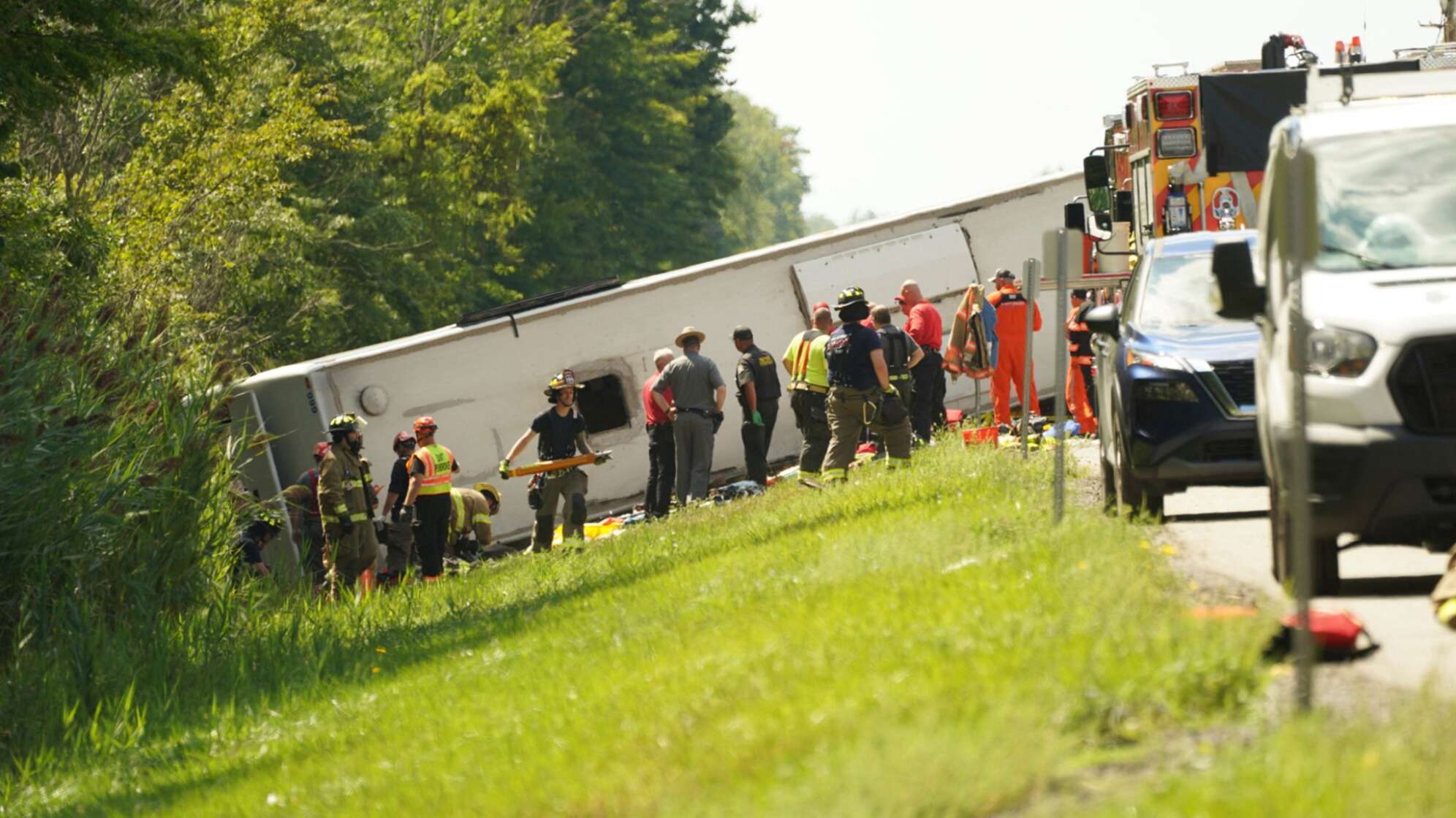 Fünf Tote bei Busunfall in New York