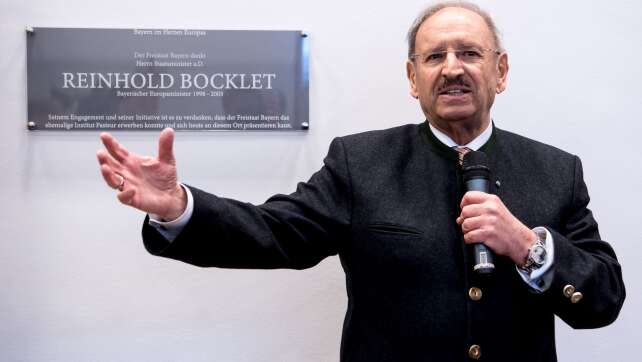 Früherer Landtags-Vizepräsident Reinhold Bocklet ist tot