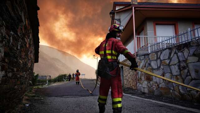 Deutsche Feuerwehrleute jetzt in Nordspanien im Einsatz
