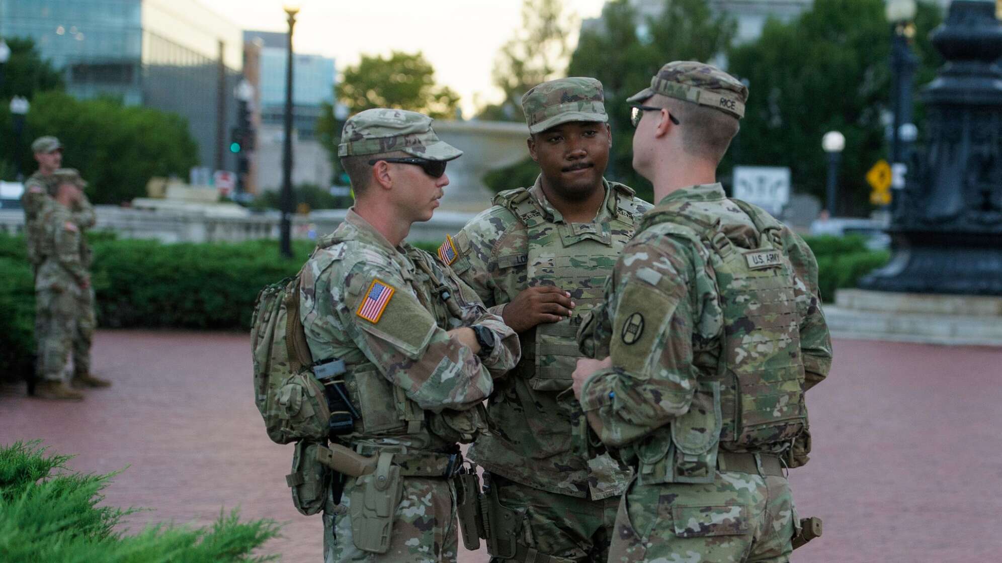 Sicherheitskräfte in Washington