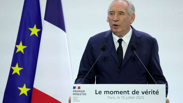 Frankreichs Premier Bayrou will Vertrauensfrage stellen