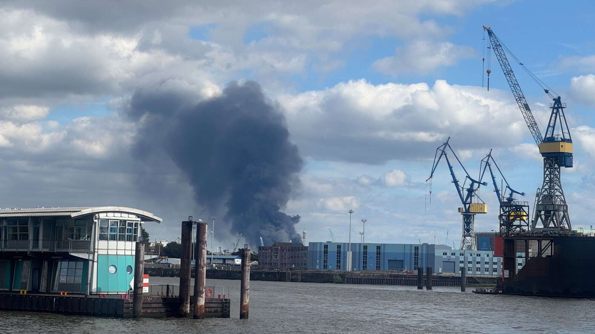 Großbrand in Hamburg