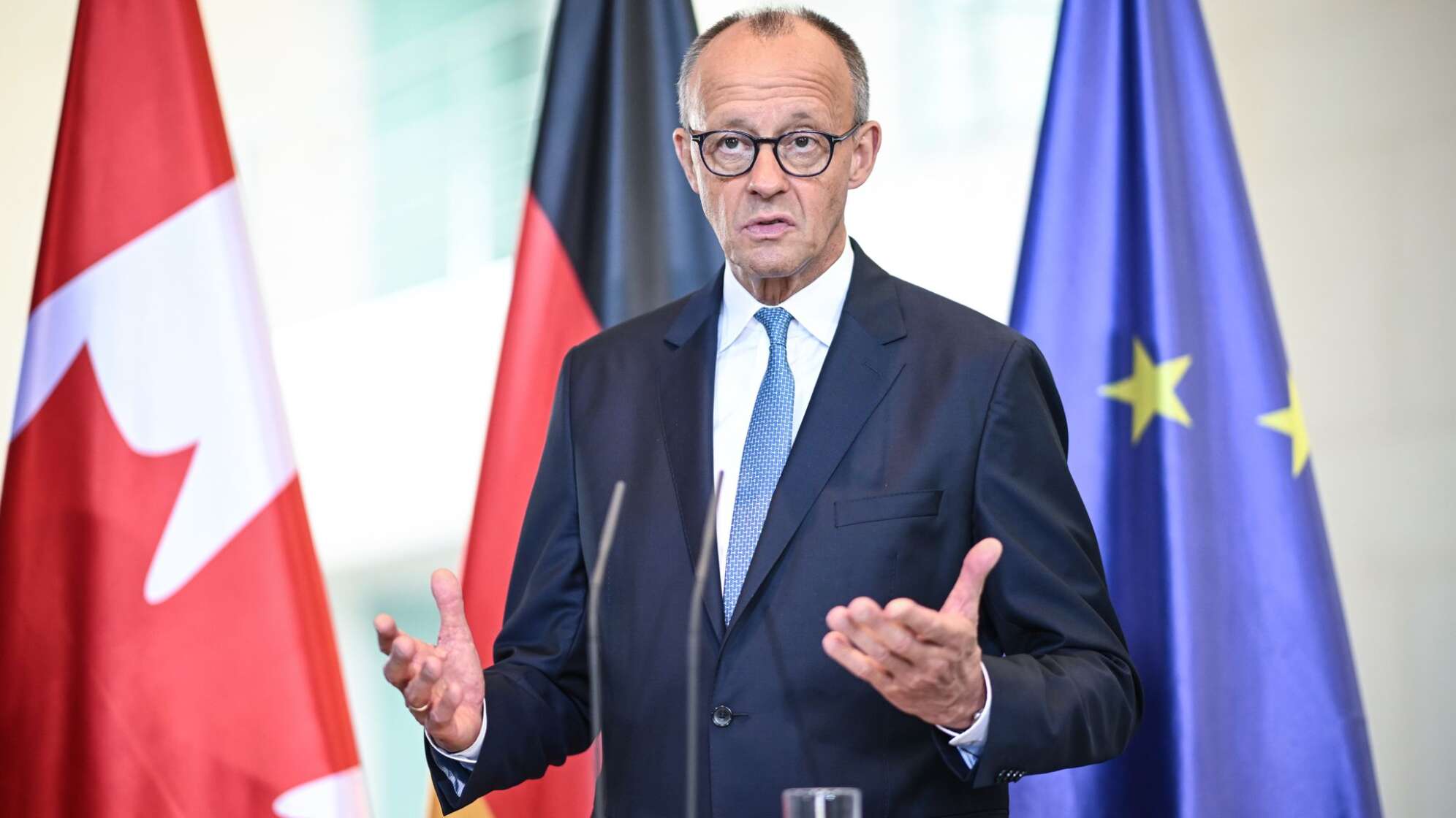 Kanzler Merz empfängt kanadischen Premierminister Carney