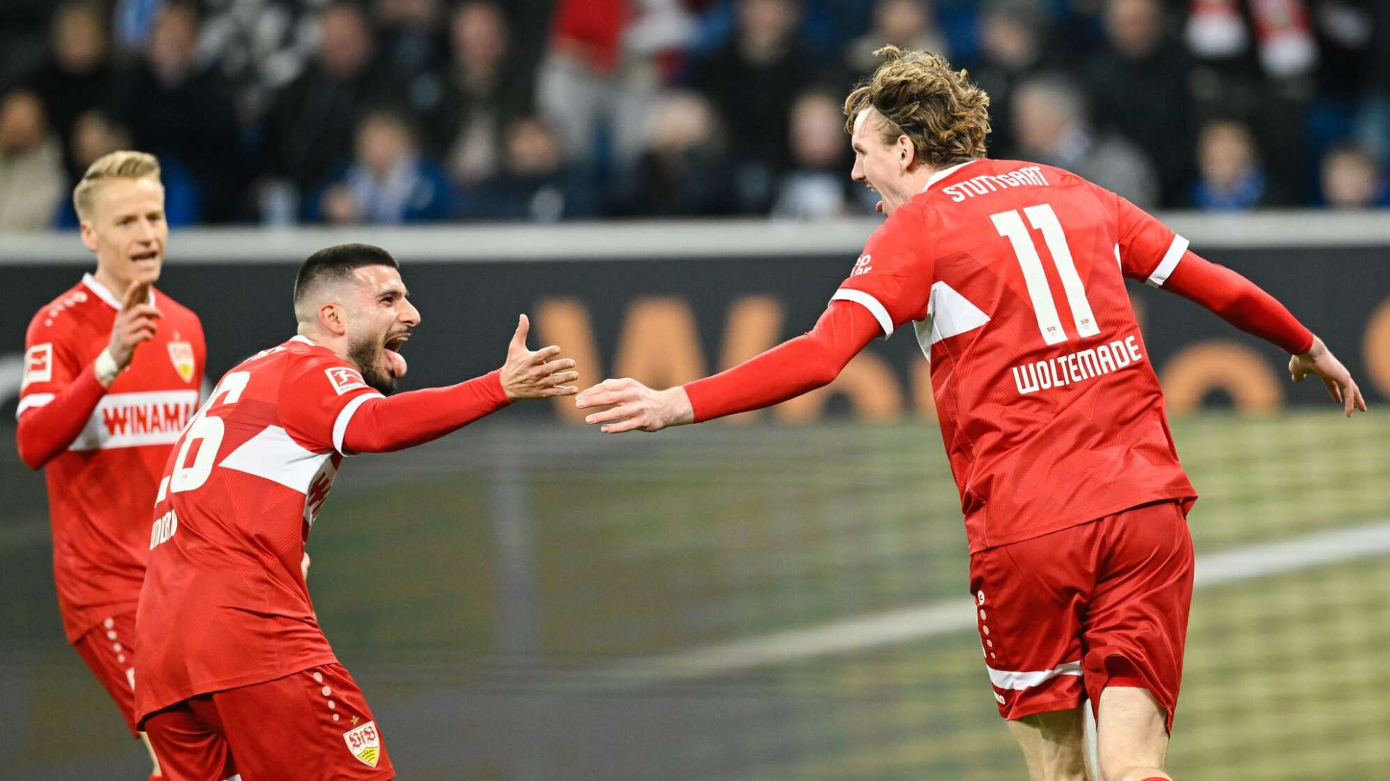 Deniz Undav (l) und Nick Woltemade (r)
