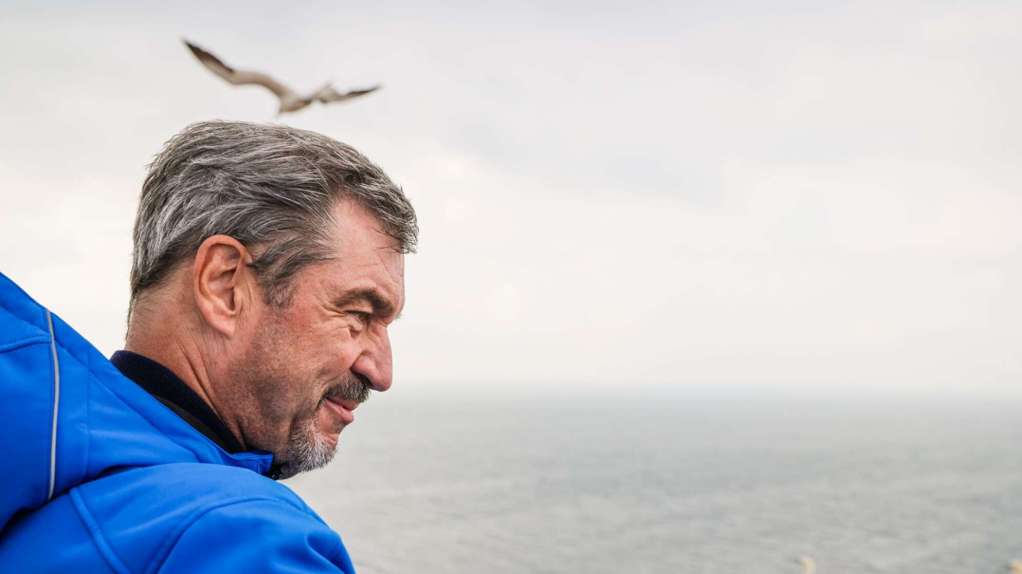 Bayerns Ministerpräsident Söder auf Helgoland