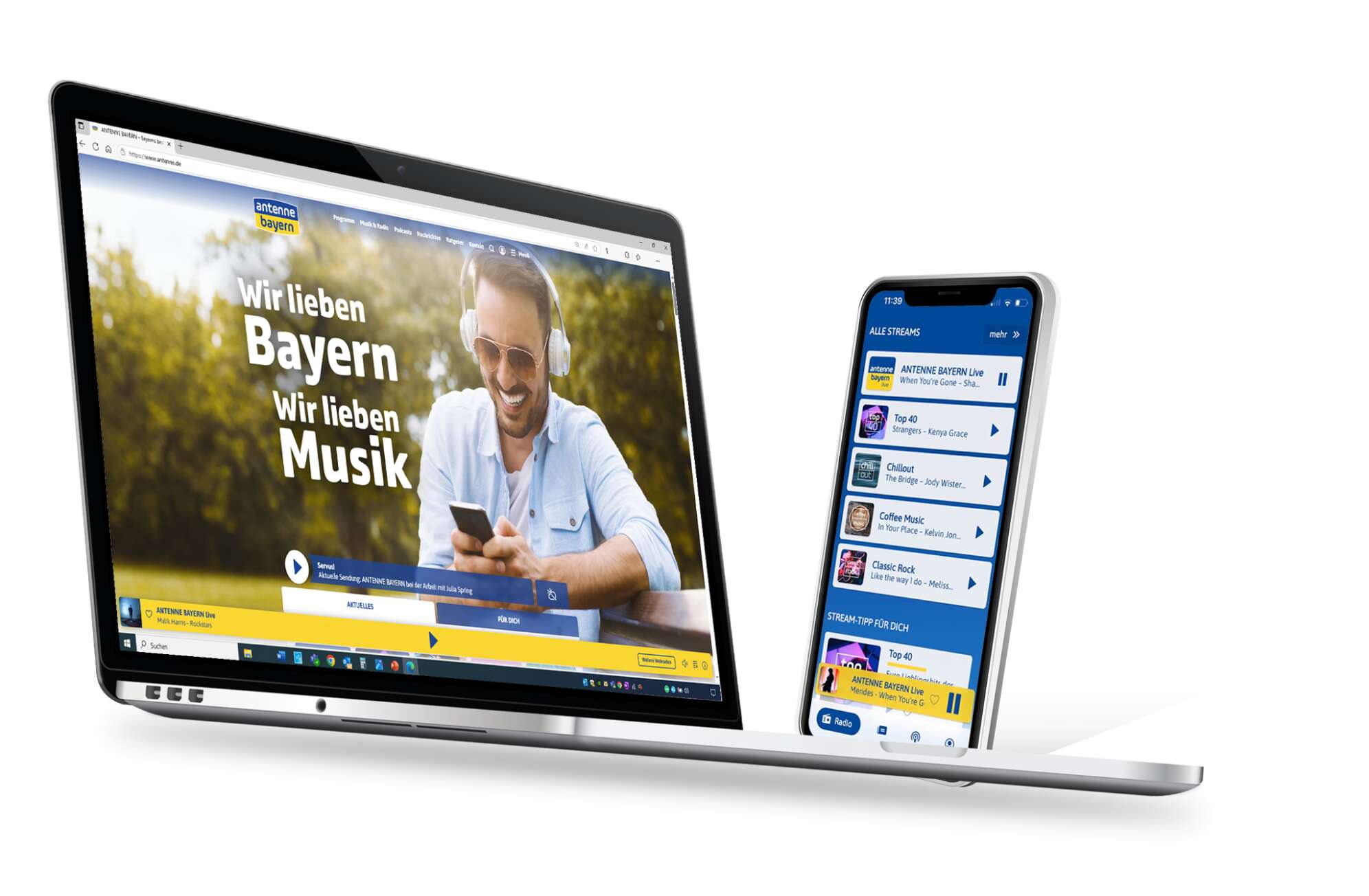 ANTENNE BAYERN Display