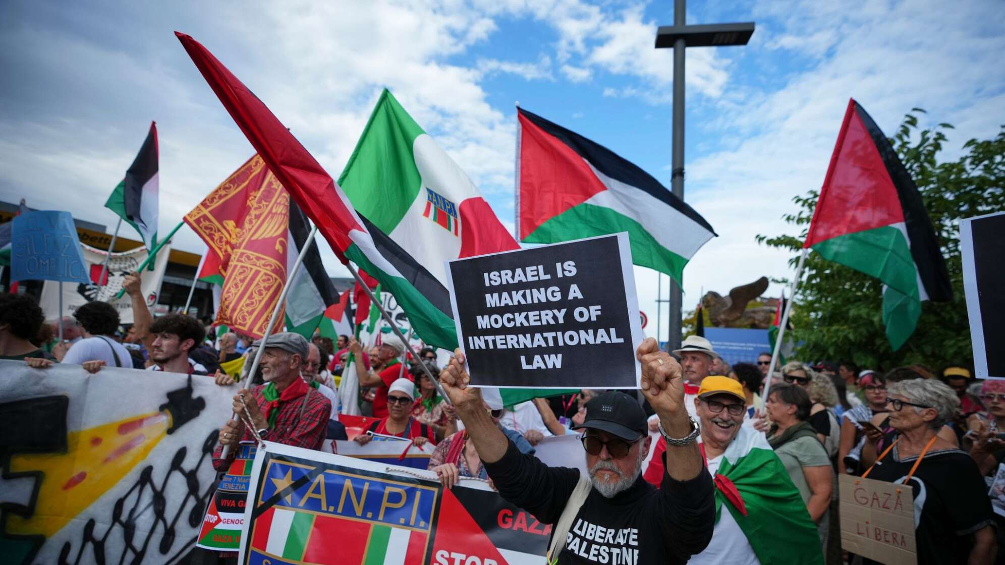 Filmfestspiele Venedig - Gaza-Proteste