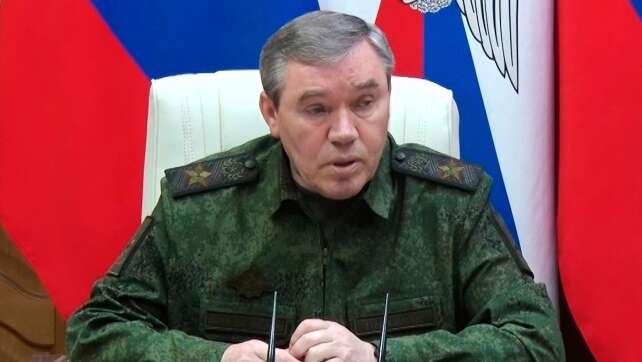 Moskaus Generalstabschef kündigt Fortsetzung der Angriffe an