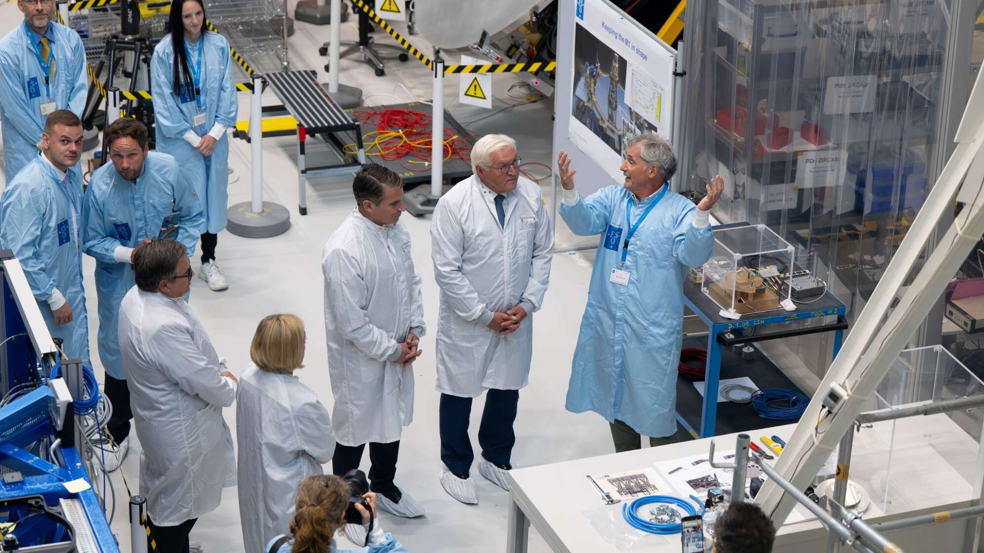 Steinmeier besucht die Europäische Südsternwarte (ESO)