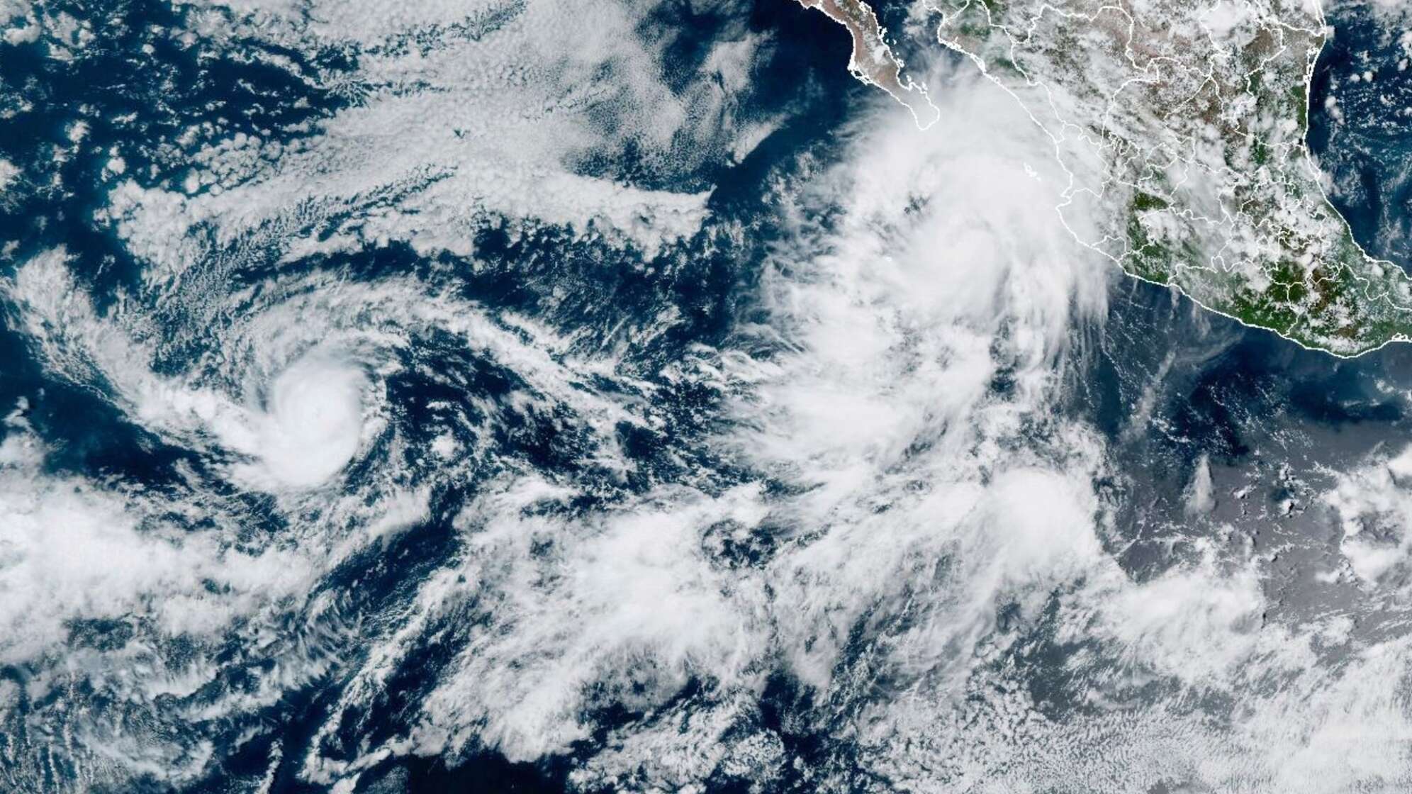 Hurrikan «Lorena» in Richtung Urlaubsregion in Mexiko