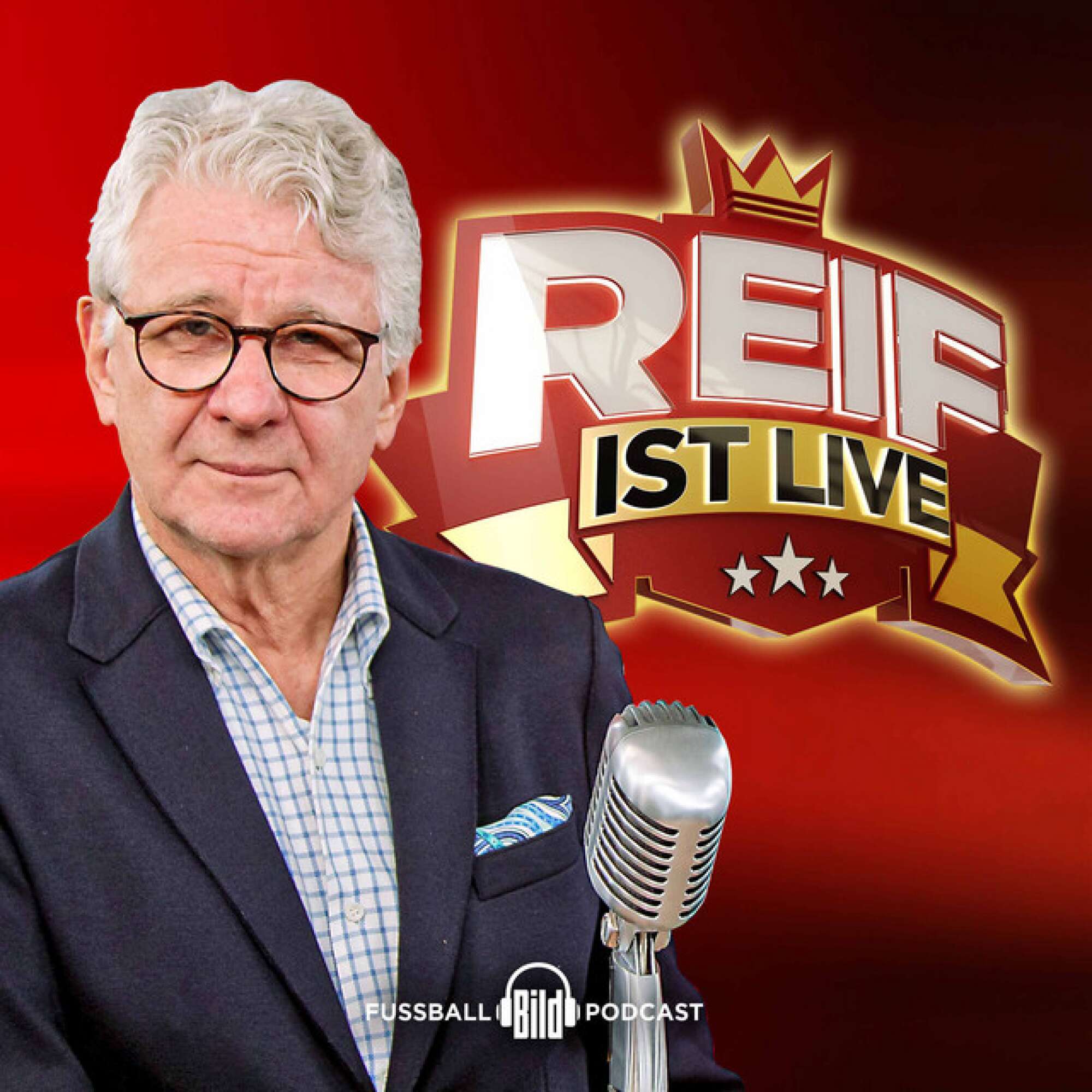 Podcast-Cover "Reif ist live"