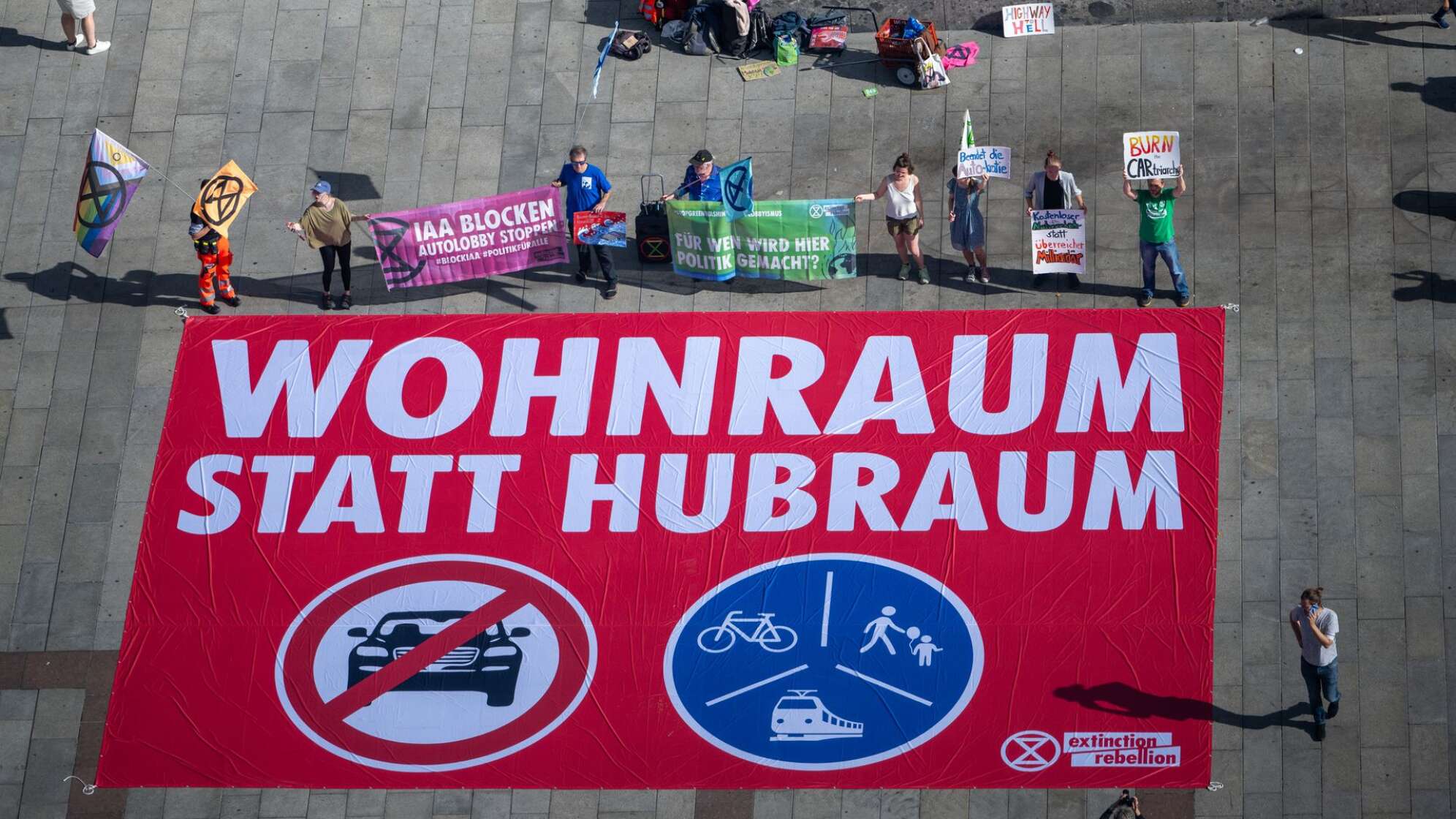 Vor IAA - Protest