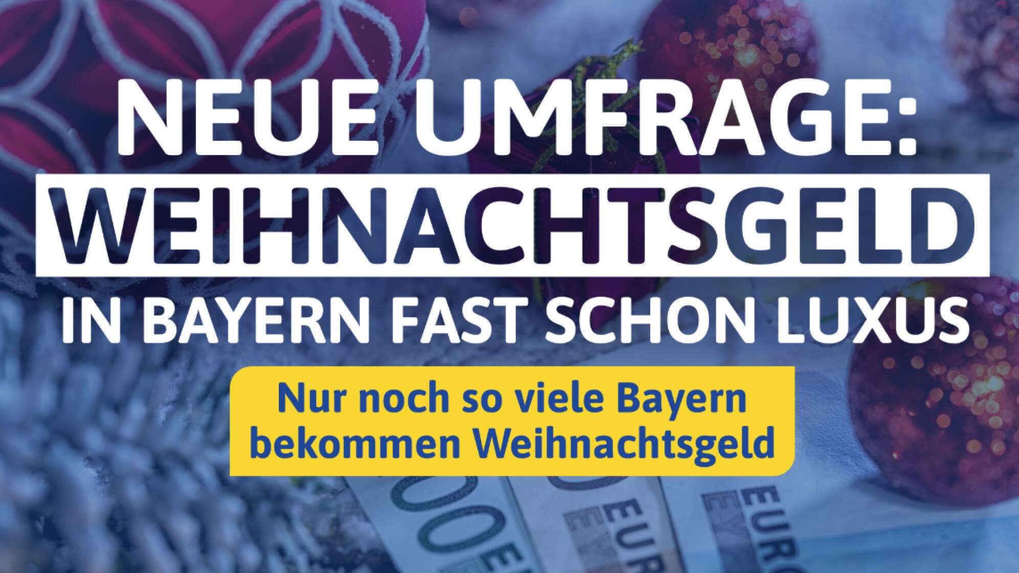 Zusatzleistungen in Bayern: Urlaubsgeld, Weihnachtsgeld & mehr