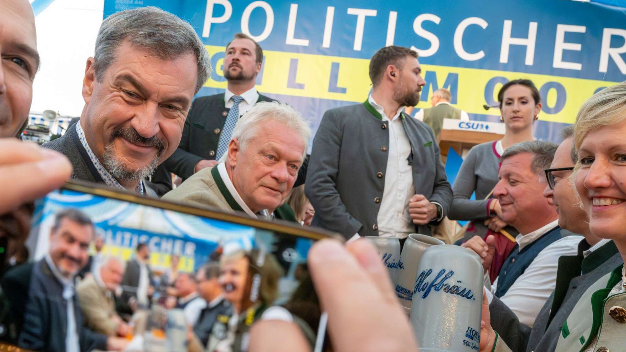 Politischer Frühschoppen auf dem Volksfest Gillamoos