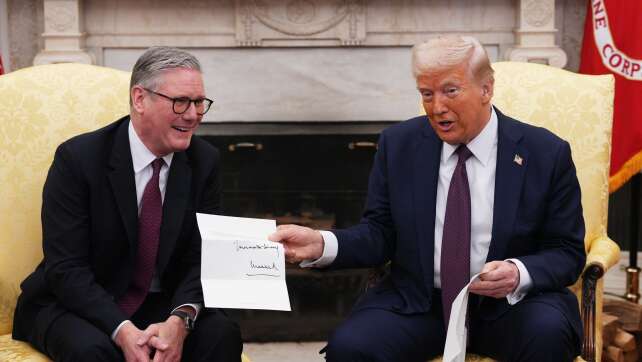 Trump meidet Öffentlichkeit bei Besuch in Großbritannien