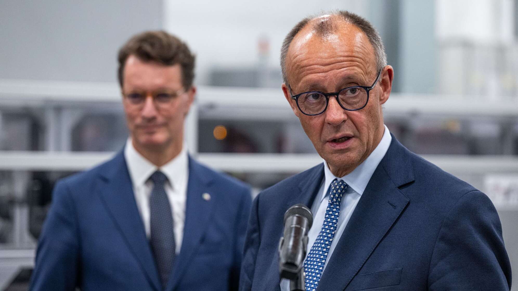 Merz zu Antrittsbesuch in Nordrhein-Westfalen