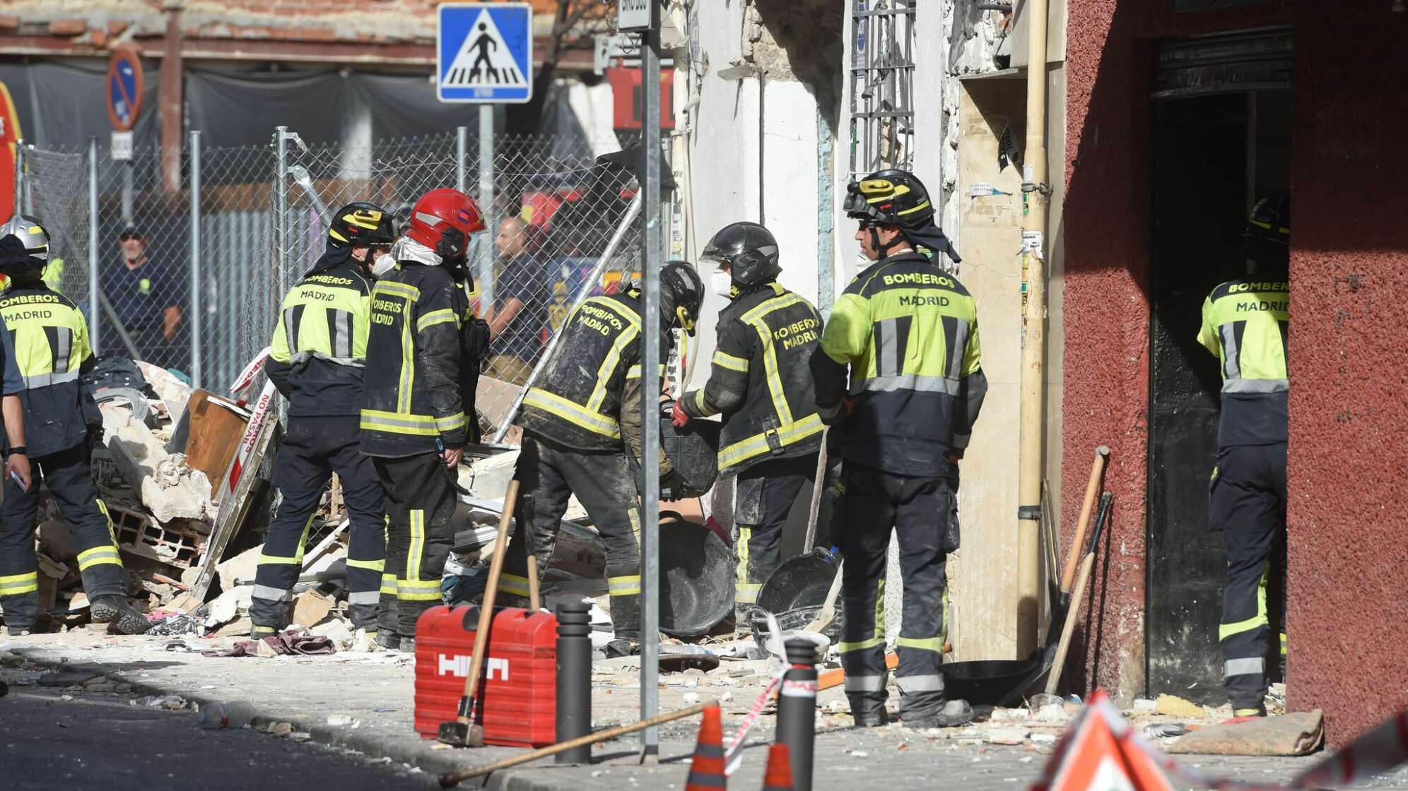 Explosion in Madrid