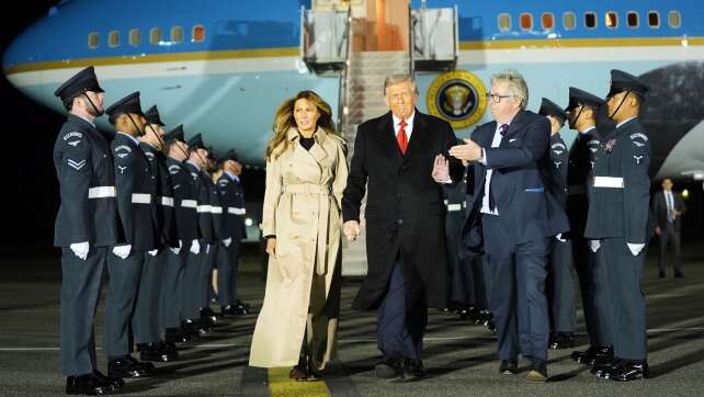Im Schatten der Epstein-Affäre: Trump heute beim König