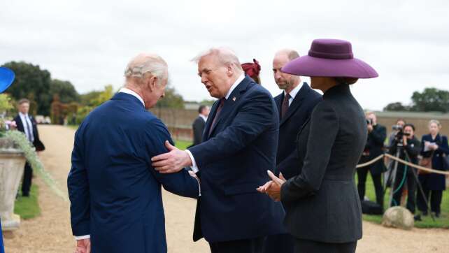 Trump vom König empfangen - Protest formiert sich in London