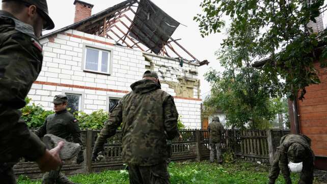 Schaden an Haus in Polen: Wahrscheinlich war es eine Rakete
