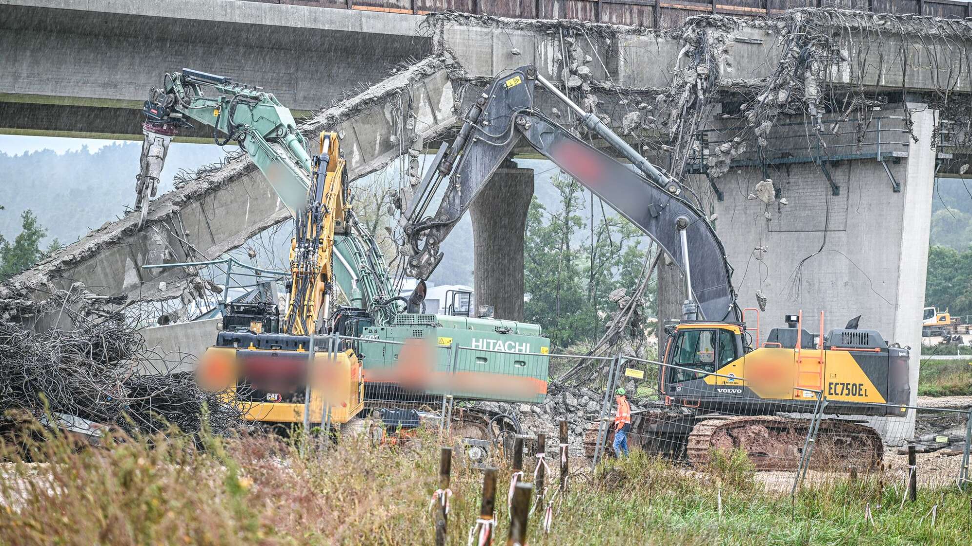 Brückenabriss endet tödlich für Bauarbeiter