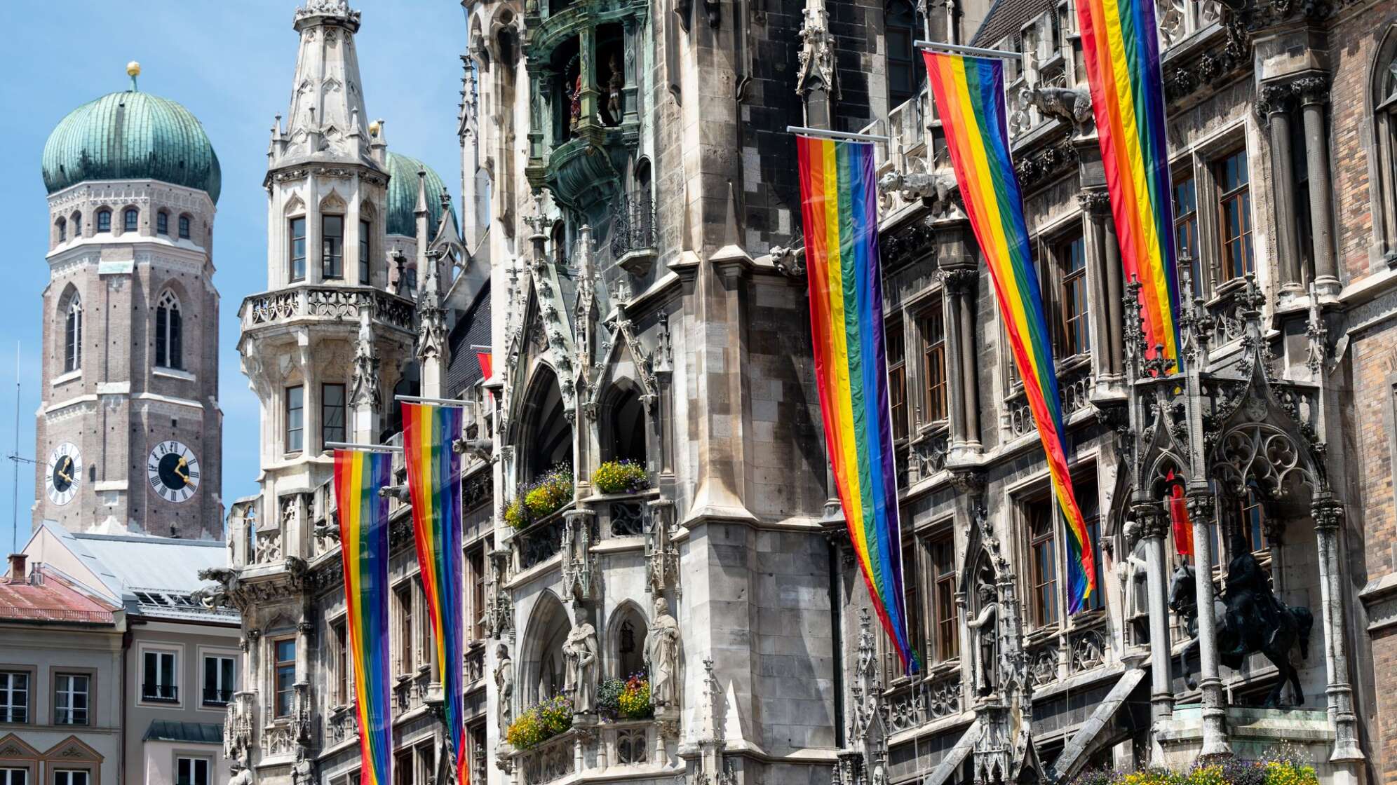 Regenbogenflaggen