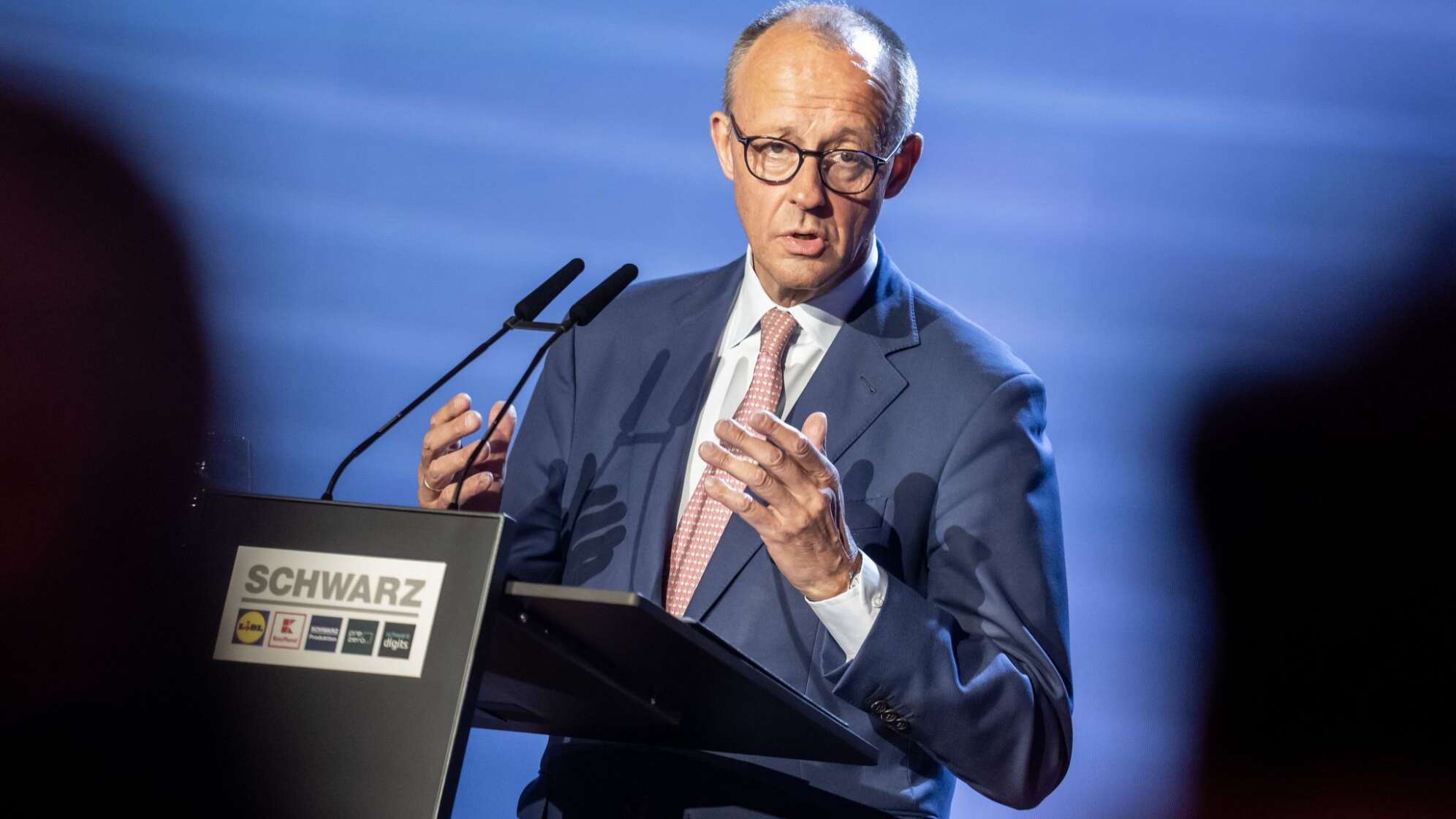 Kanzler Merz beim Schwarz Ecosystem Summit