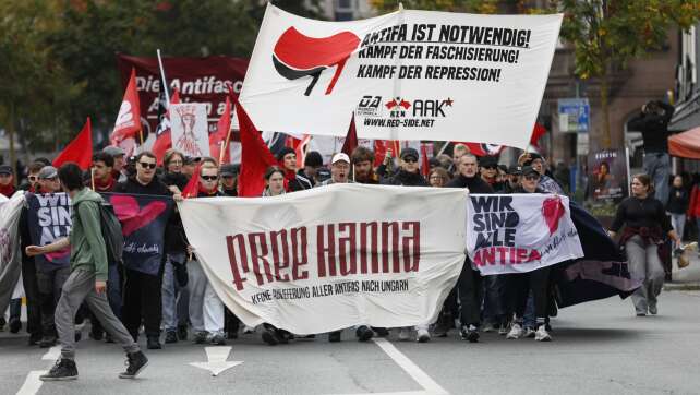 Nach Urteil: Demonstration für mutmaßliche Linksextremistin