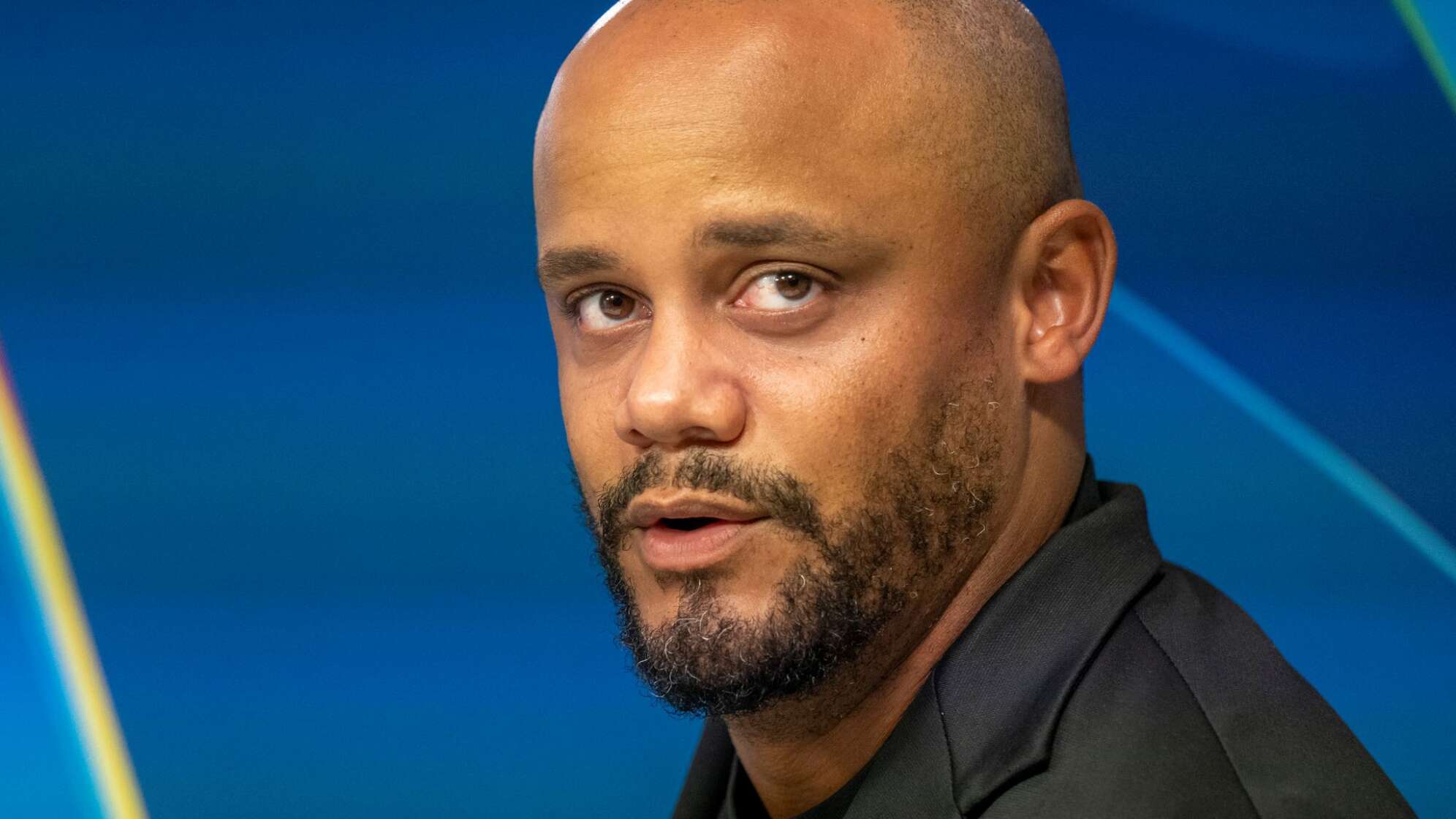 Pressekonferenz mit Kompany und Laimer
