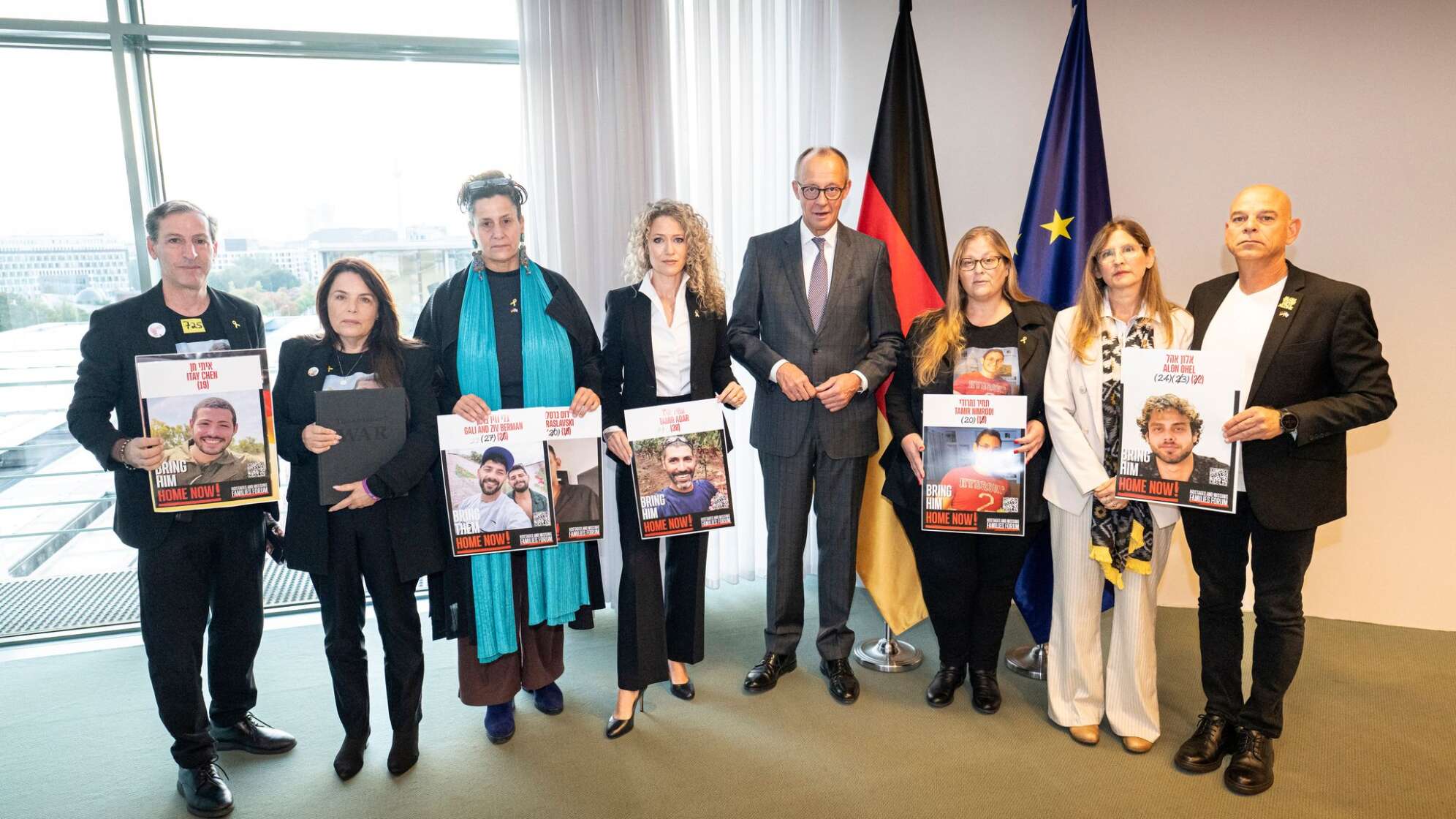 Merz trifft Angehörige von Hamas-Geiseln