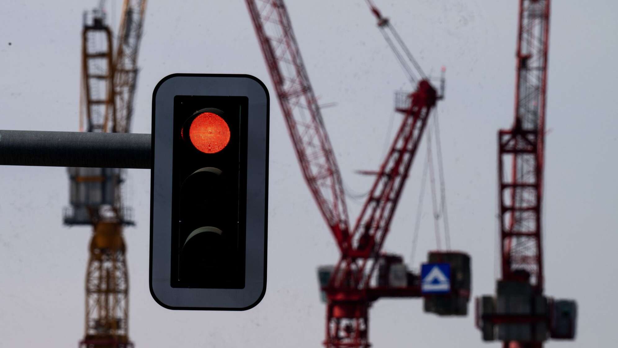 Konjunkturampel steht auf rot