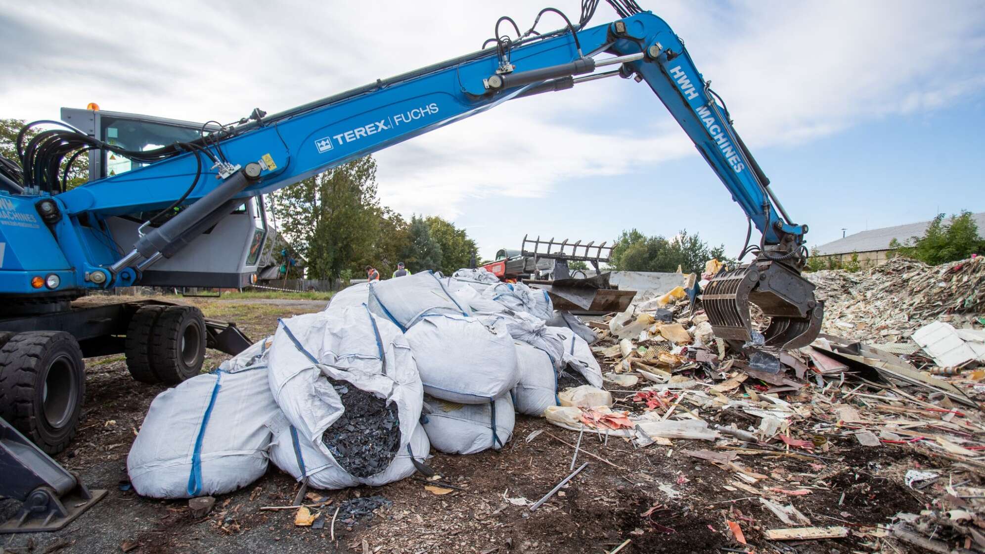 Illegal entsorger Müll wird zurück nach Deutschland gebracht