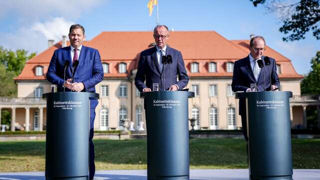 Merz: Sehr kollegiale Arbeitsatmosphäre in Koalition