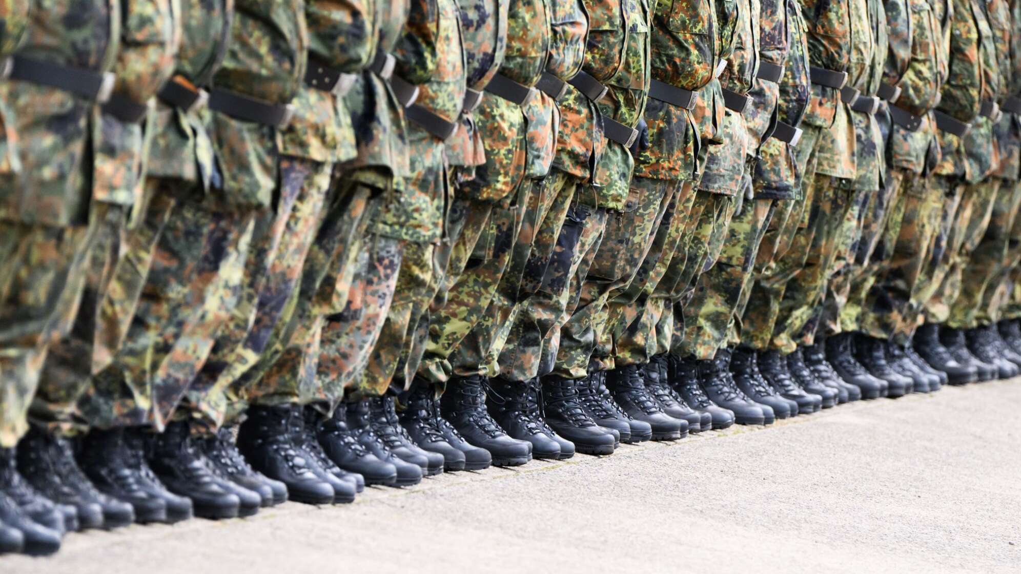 Soldaten beim Appell