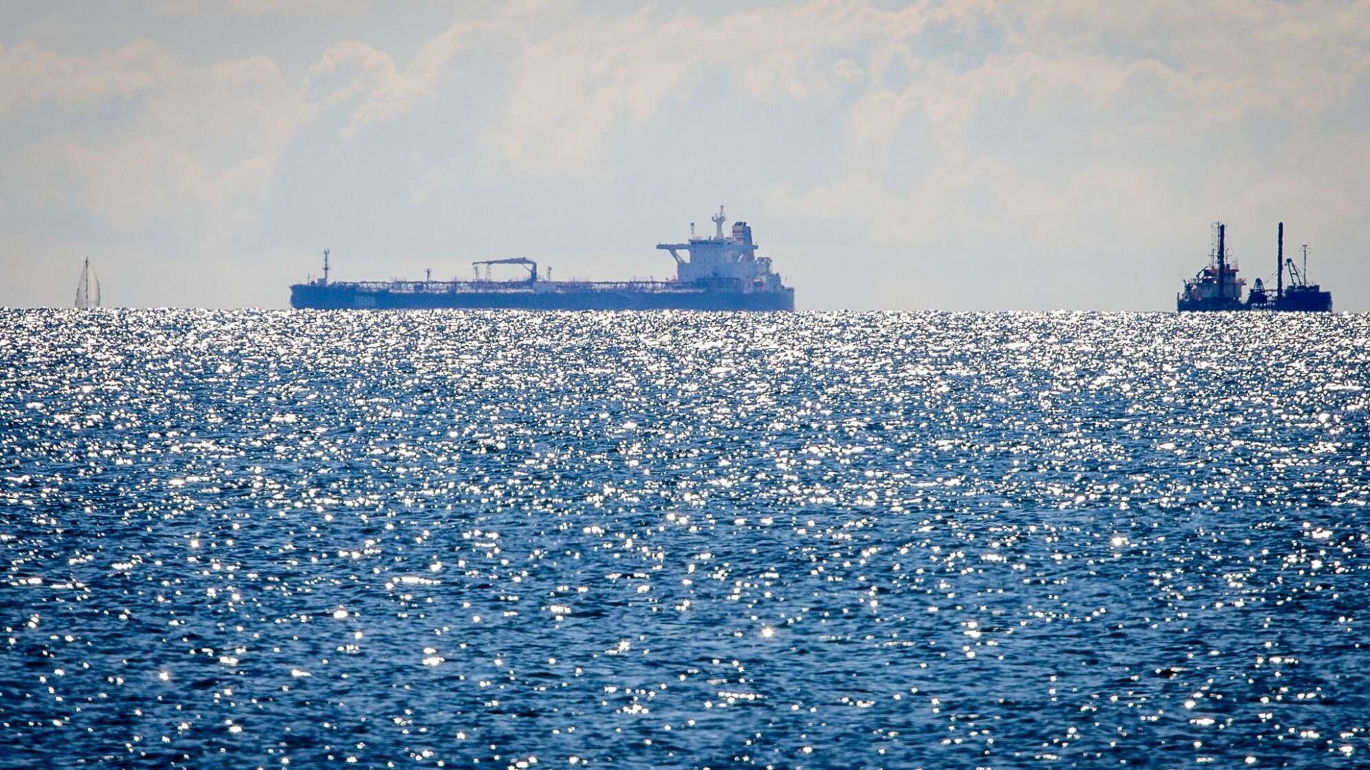 Eingezogener Tanker «Eventin» vor Insel Rügen