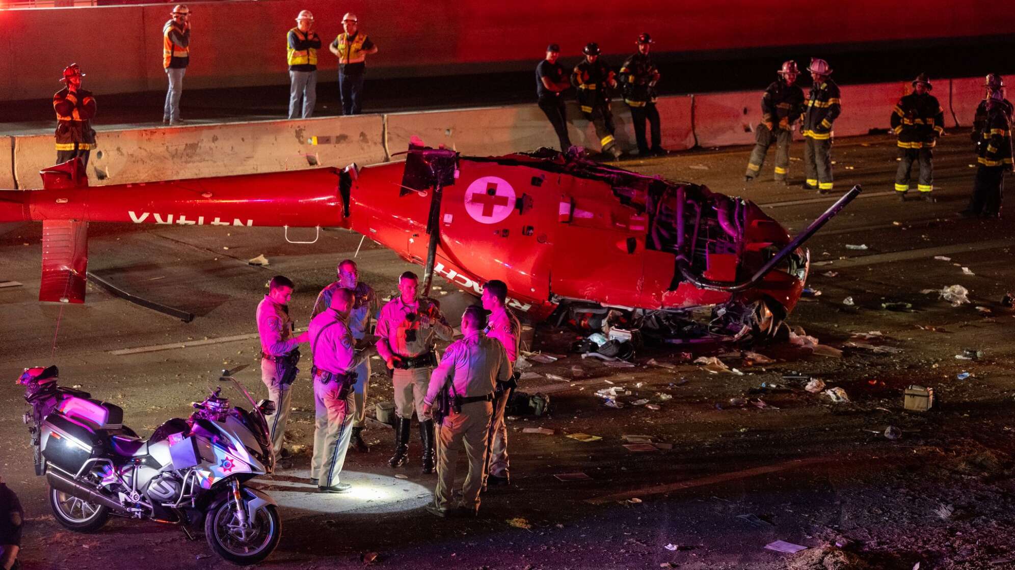 Hubschrauberabsturz in Sacramento