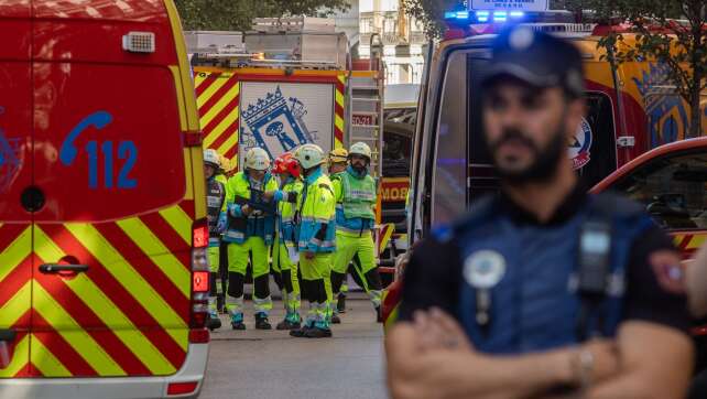 Mindestens zwei Tote nach Gebäudeeinsturz in Madrid