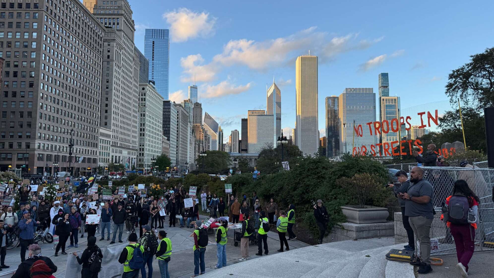 Demonstration in Chicago