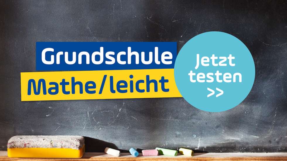 Schaffst du die 4. Klasse im Fach Mathe? Teste dich in der Stufe „leicht“!