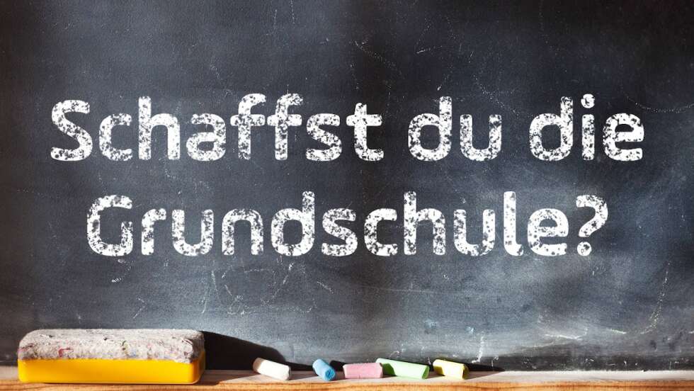 Grundschul-Quiz: Schaffst du die 4. Klasse?